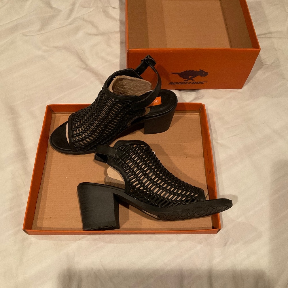 Rocket Dog Black Heel Shoes